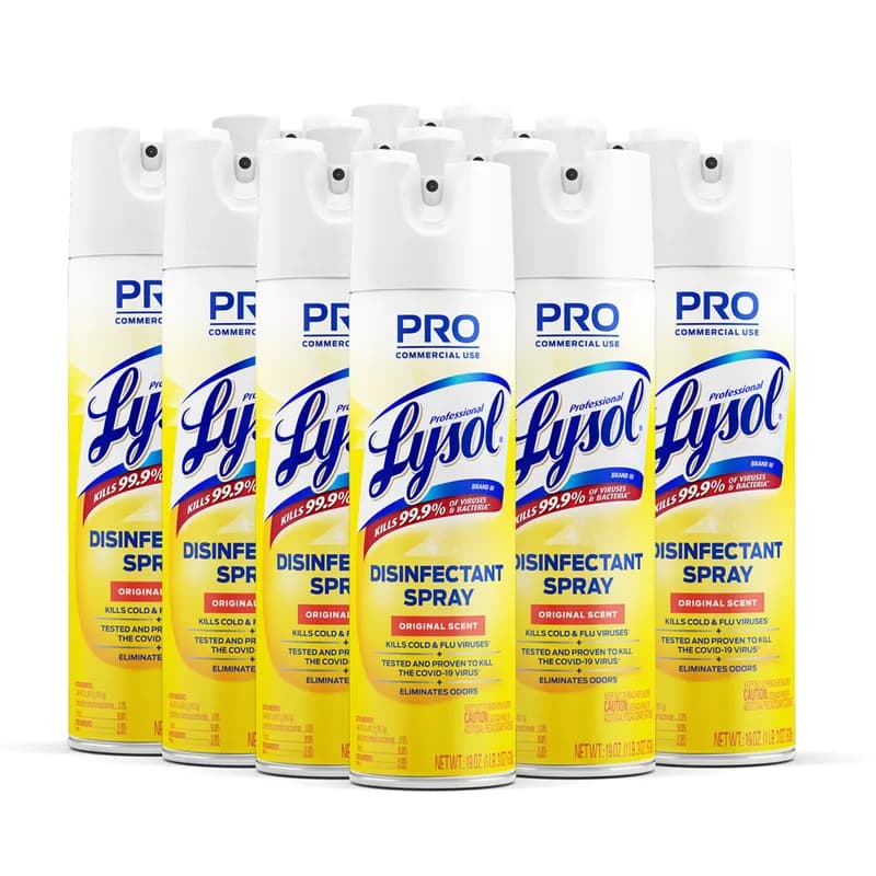 C-Pro Lysol Brand III Disinfectant 19 OZ Aerosol Original 12/Case