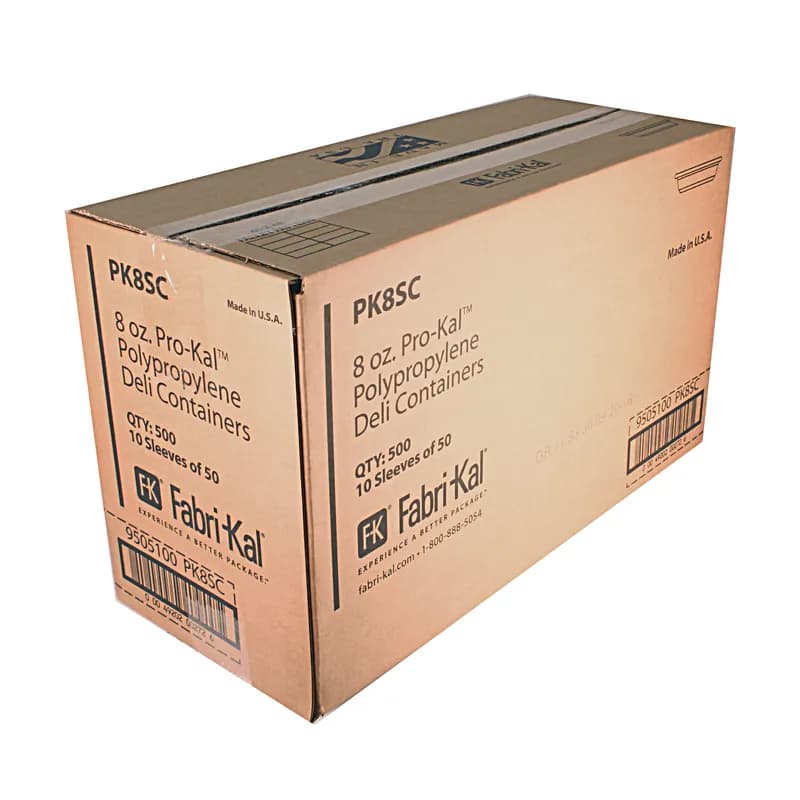 Deli Container Base 8 OZ PP Clear 500/Case
