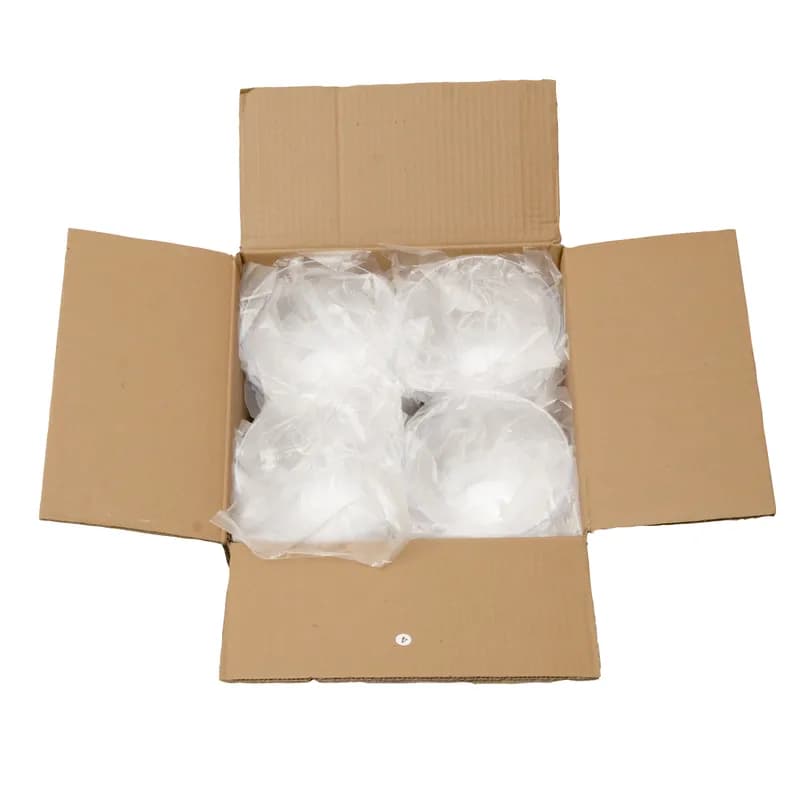 Dip Dish Plastic Clear Round Pedestal 24/Case