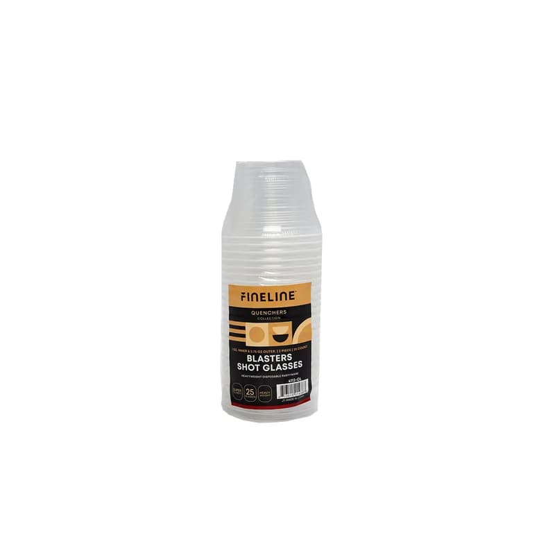 Duo Party Blasters Cup Shot 1-2.75 OZ PP Clear 500/Case