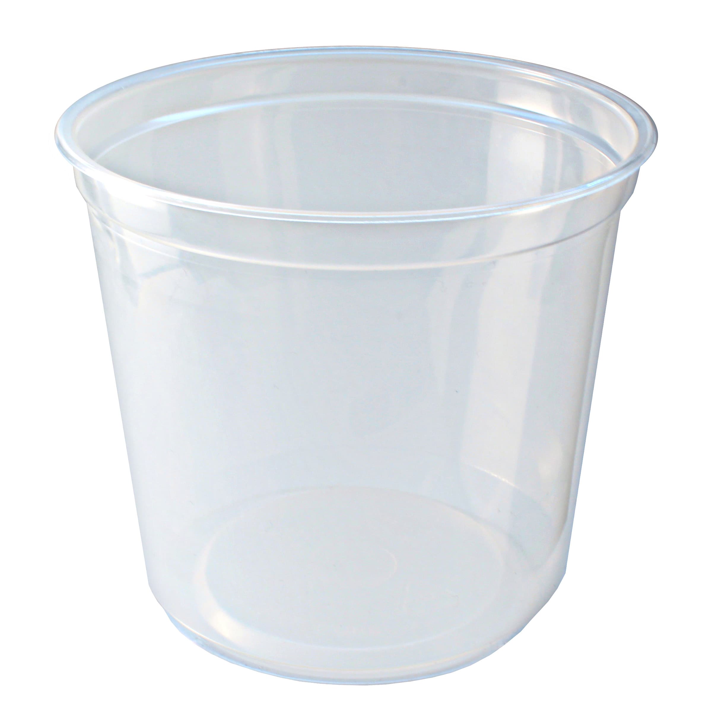 Pro-Kal® Deli Container Base 24 OZ PP Clear Round 500/Case