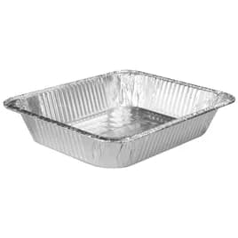 Steam Table Pan 1/2 Size 12.75X10.375X2.5 IN Aluminum Deep 100/Case
