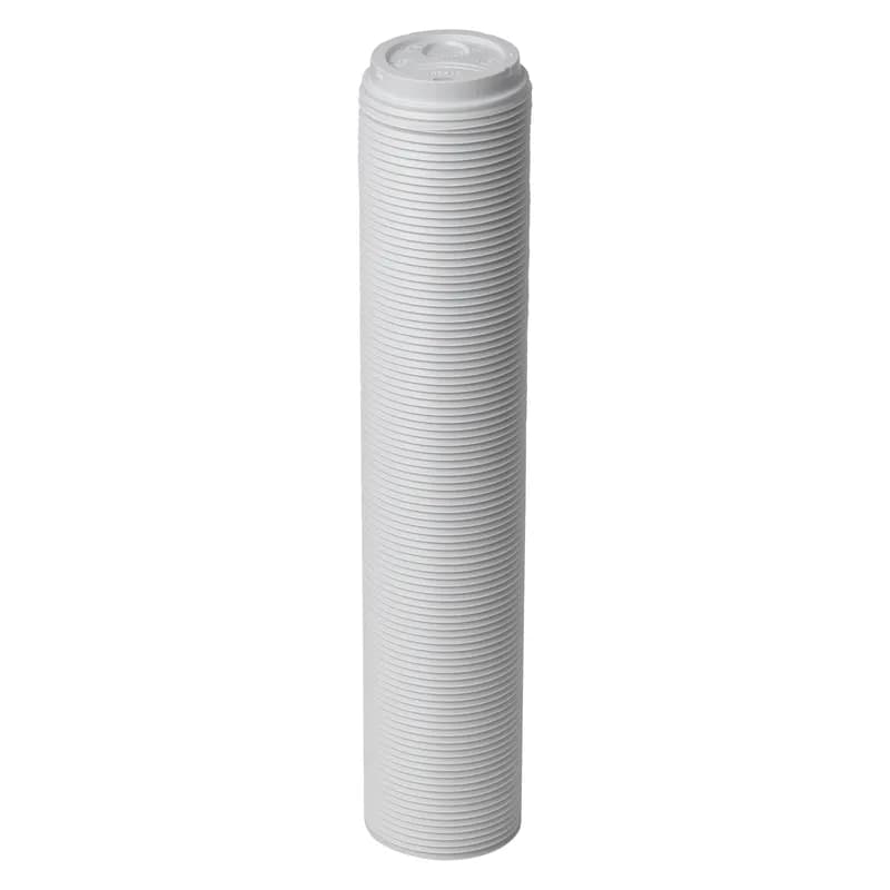 Dixie® Lid Dome Plastic White For 16-20 OZ Hot Cup Sip Through Identification 1000/Case