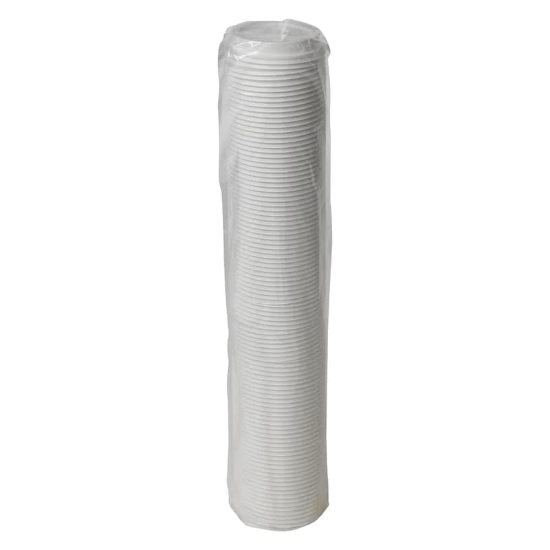 Dixie® Lid Dome Plastic White For 20-24 OZ Hot Cup Sip Through Identification 1000/Case