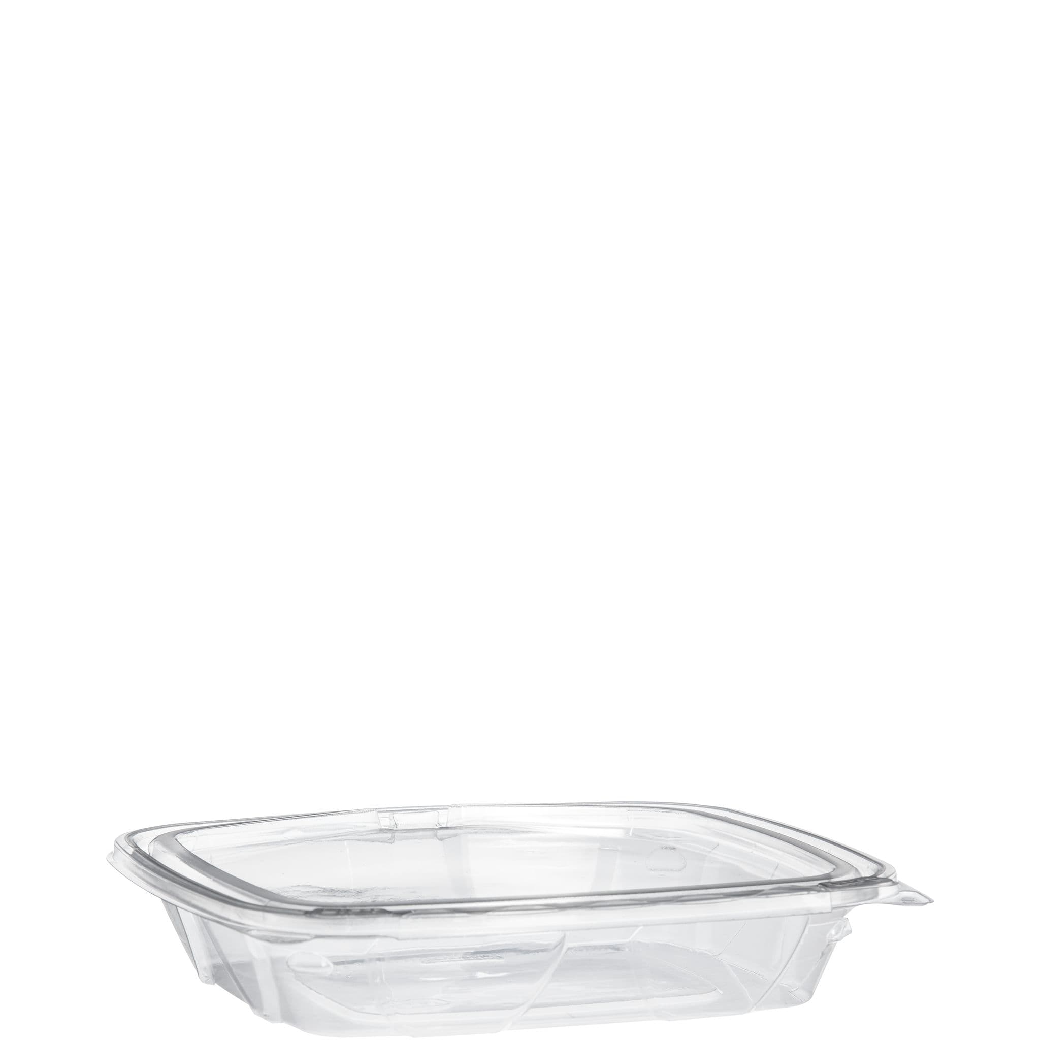 Dart® ClearPac® SafeSeal™ Cold Deli Container Base & Lid Combo With Flat Lid 20 OZ PET Clear 100 Count/Pack 2 Packs/Case