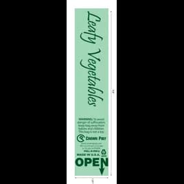Pull-N-Pak® Produce Bag Roll 16X28 IN High-Density Polyethylene (HDPE) 6MIC Natural Leafy Vegetables 1900/Case