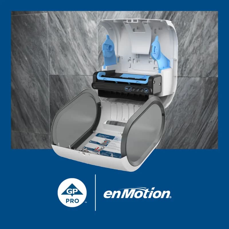 enMotion® Impulse® Paper Towel Dispenser Wall Mount White 1-Roll Touchless Automatic 8IN Roll 1/Each