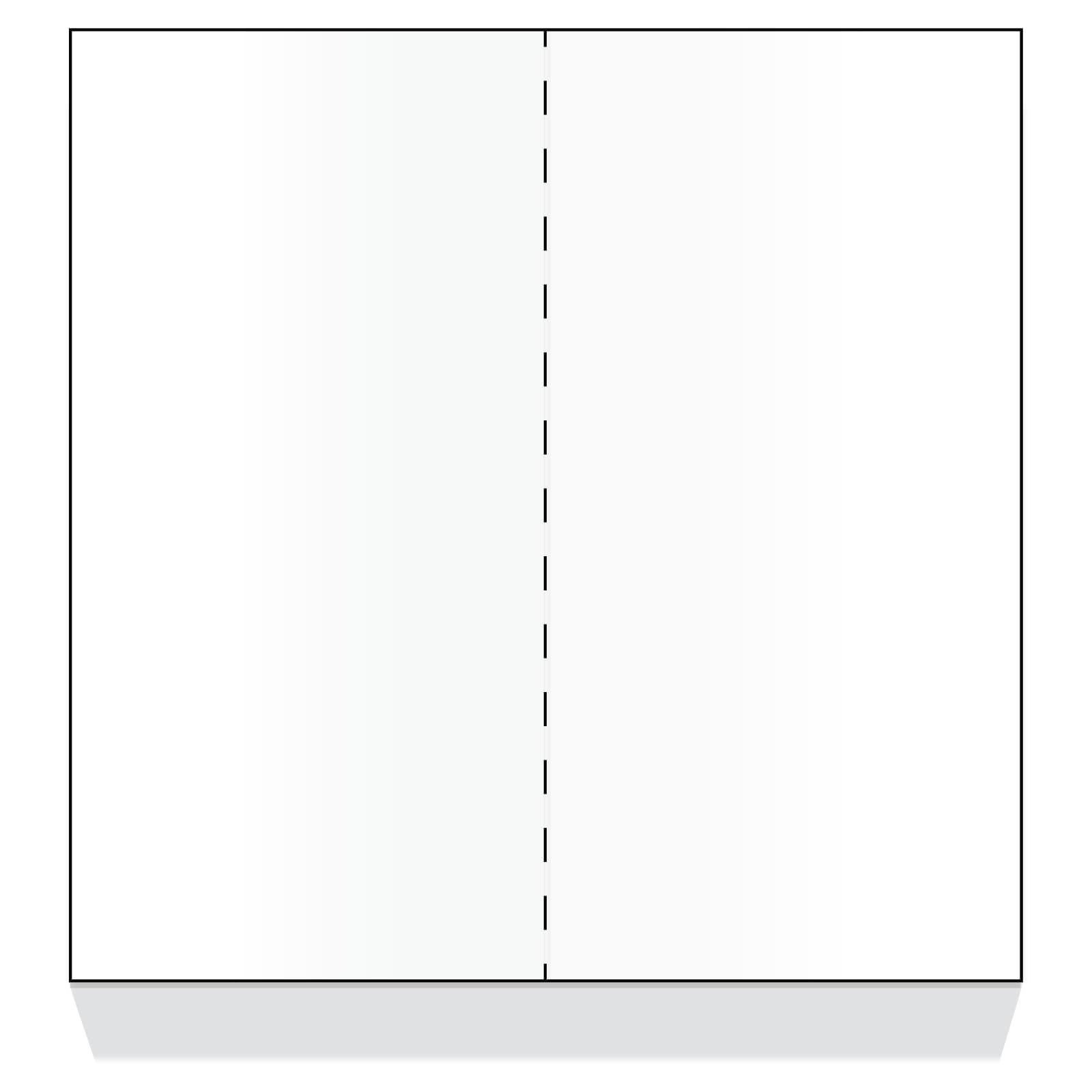 Dinex® Tray Ticket Printer Paper 8.5X11 IN White Paper Unprinted Laser Compatible 2000/Case