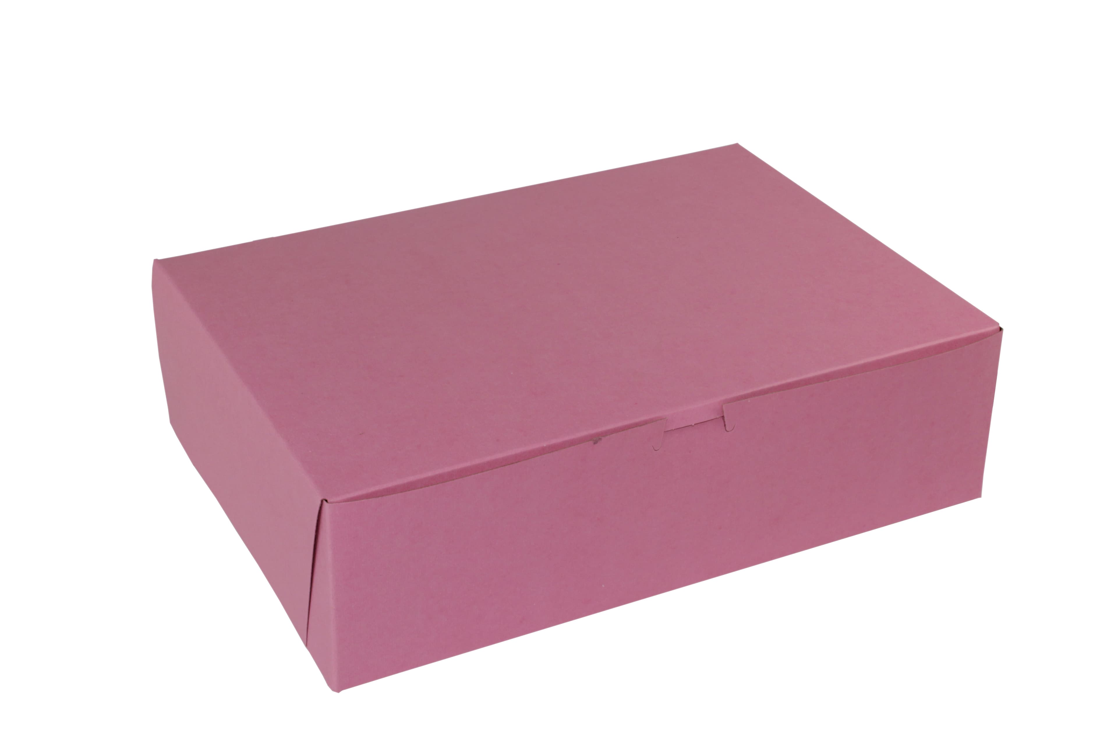 Bakery Box 14X10X4 IN Paperboard Strawberry Corner Lock 1-Piece 100/Case