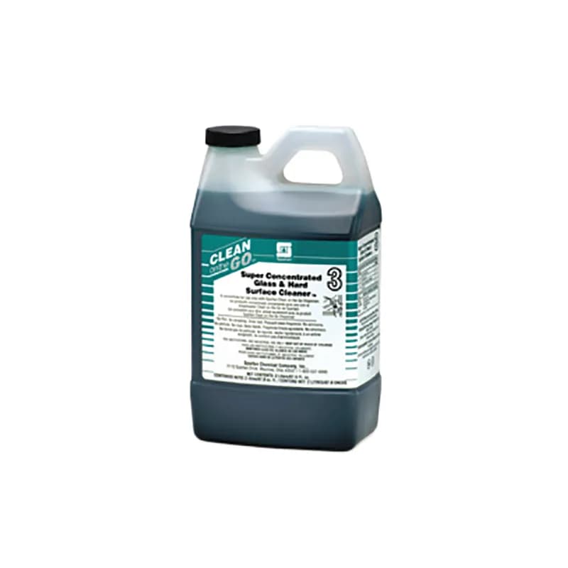 Super Concentrated Glass & Hard Surface Cleaner 3 Fresh Scent 2 L Multi Surface Alkaline 4/Case