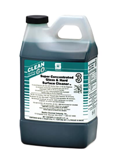 Super Concentrated Glass & Hard Surface Cleaner 3 Fresh Scent 2 L Multi Surface Alkaline 4/Case