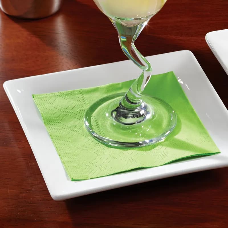 Beverage Napkins 9.5X9.5 IN Fresh Lime Tissue Paper 1000/Case