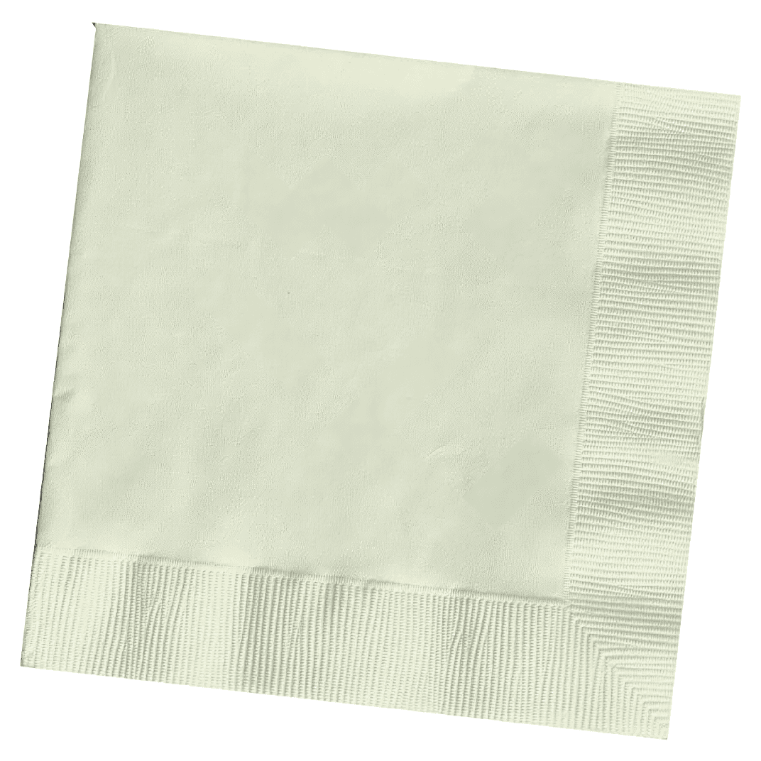 Beverage Napkins Ivory Paper 600/Case