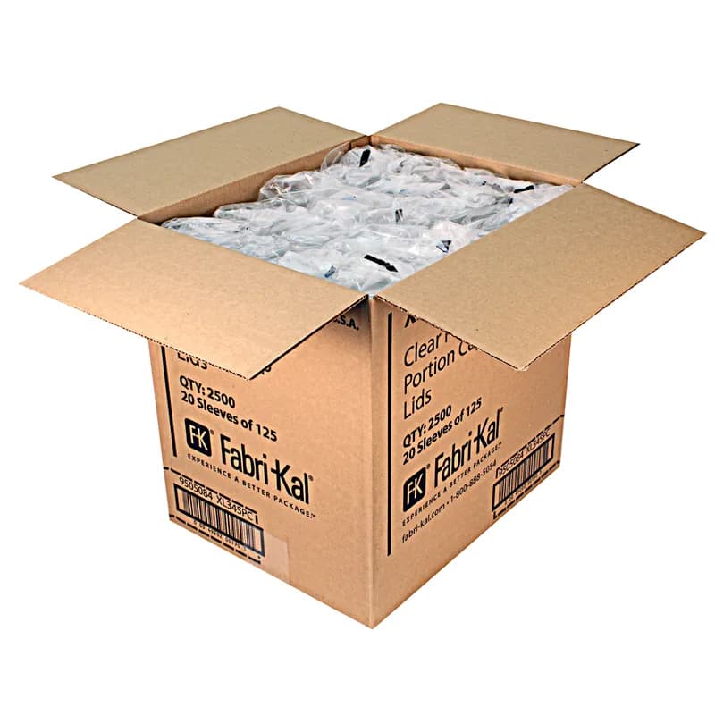 Lid 3.2X0.3 IN PET Clear For Souffle & Portion Cup 2500/Case