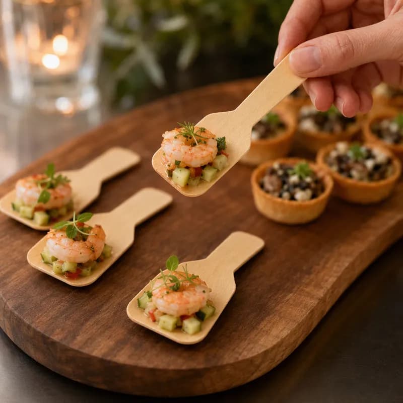 Tasting Spoon 4 IN Wood 2500/Case