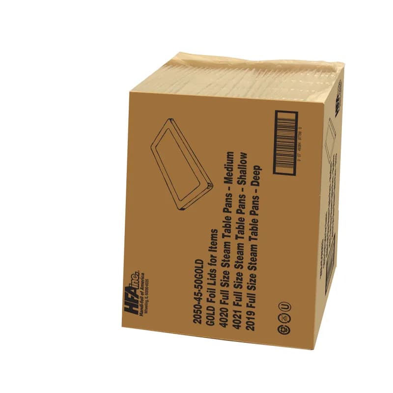 Lid Flat Full Size Aluminum Gold For Steam Table Pan 50/Case