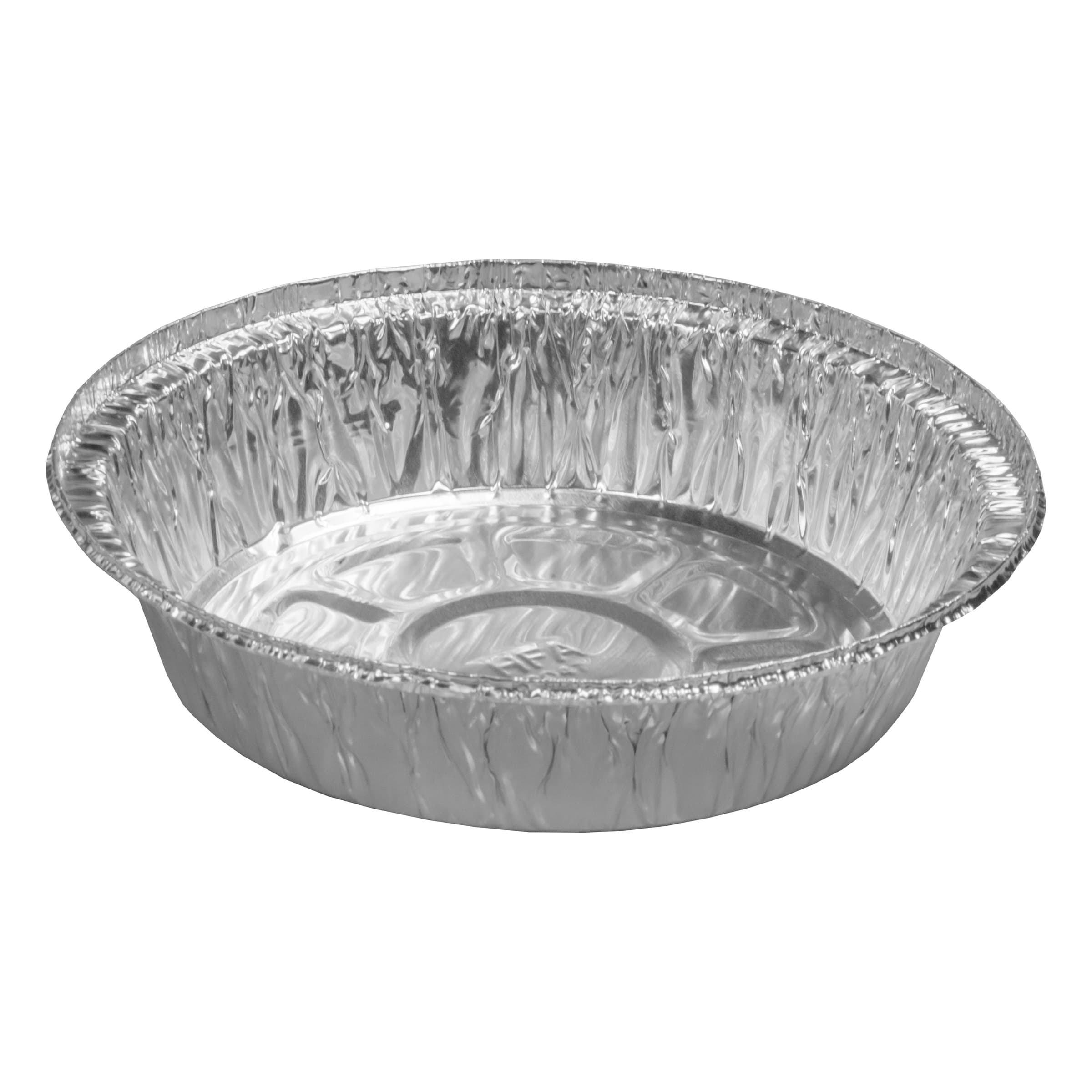Take-Out Container Base 7X1.75 IN Aluminum Silver Round 500/Case