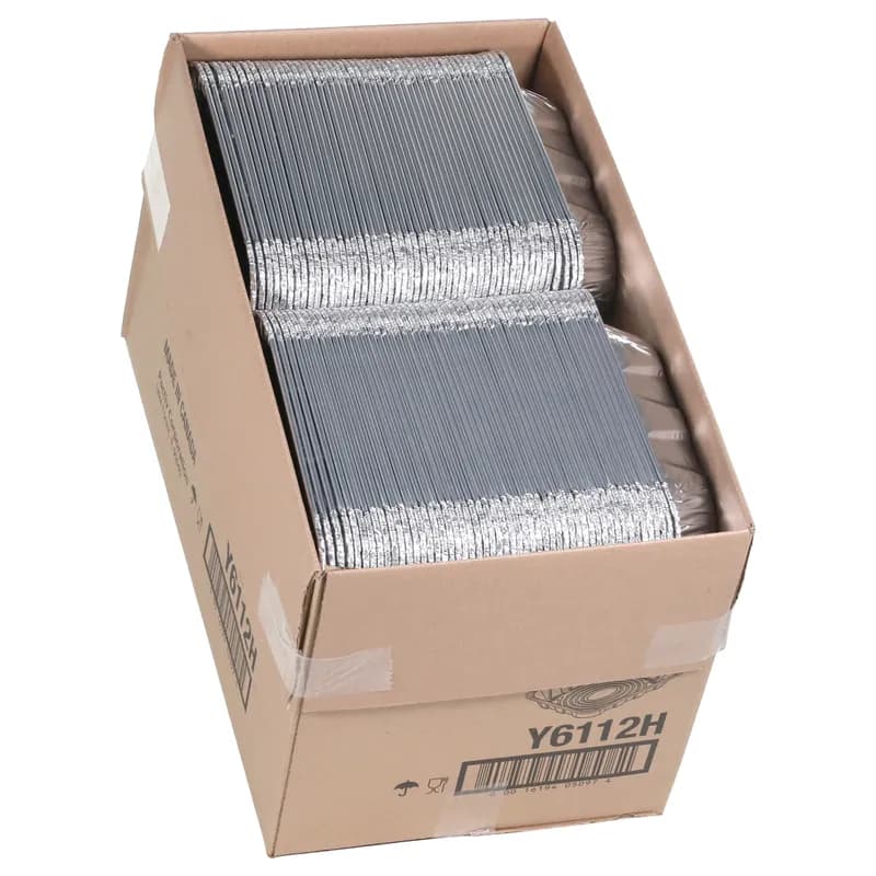 Steam Table Pan 1/2 Size 104 OZ 11.8X9.4X2.2 IN Aluminum Silver Medium 100/Case