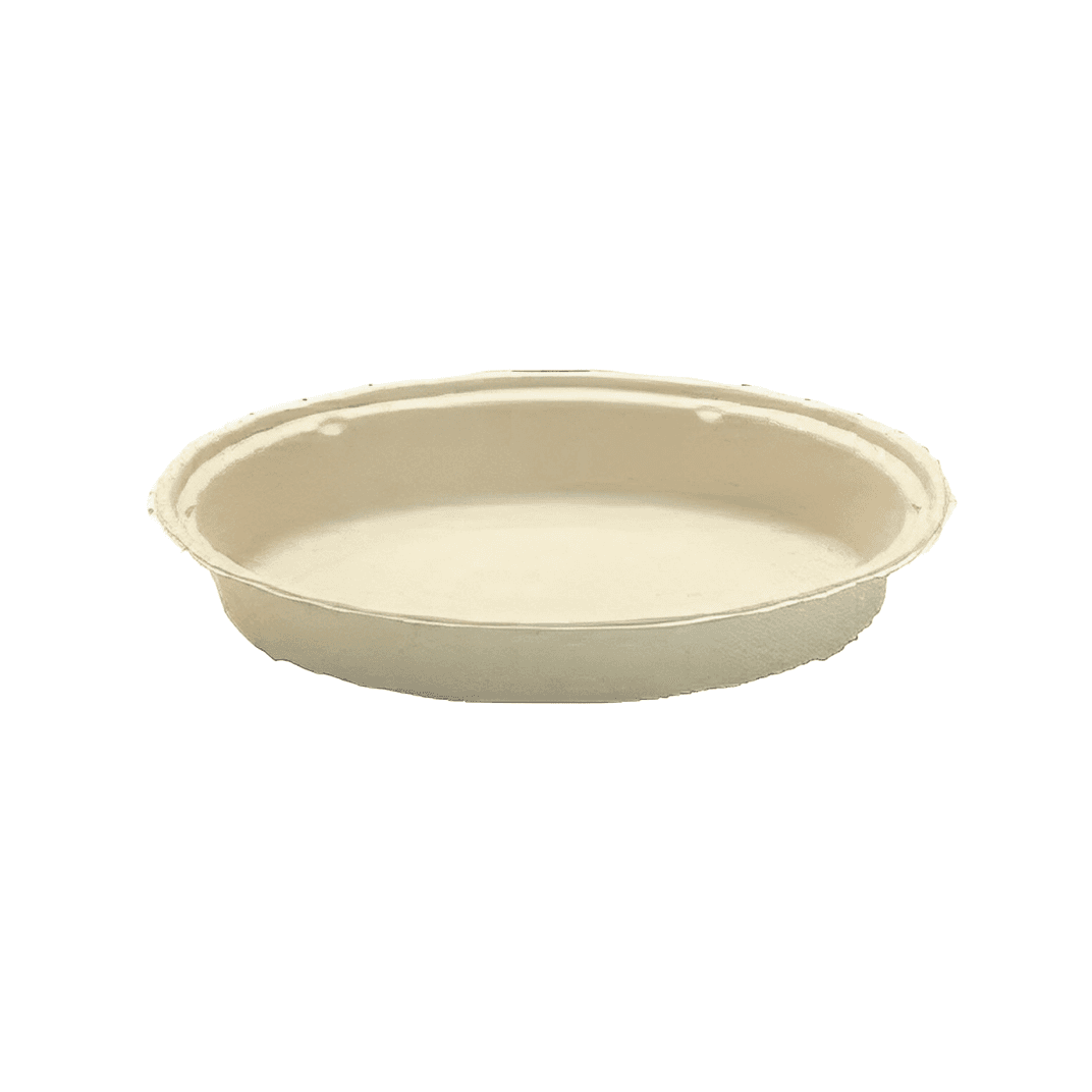 Bowl 24 OZ Pulp Fiber Oval Oven Safe Laminated 300/Case