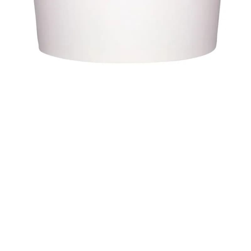 Karat® Food Container Base 32 OZ Double Wall Poly-Coated Paper White Round Tall 500/Case