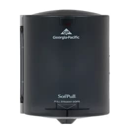 Sofpull® Paper Towel Dispenser 8.75X9.25X11.5 IN Wall Mount Translucent Smoke Centerpull Regular Capacity 1/Each