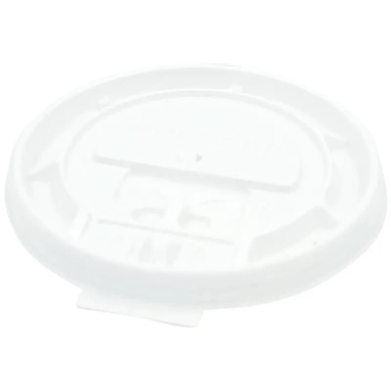 Lid Dome Plastic White For 10 OZ Tall Cup Sip Through Identification 1000/Case