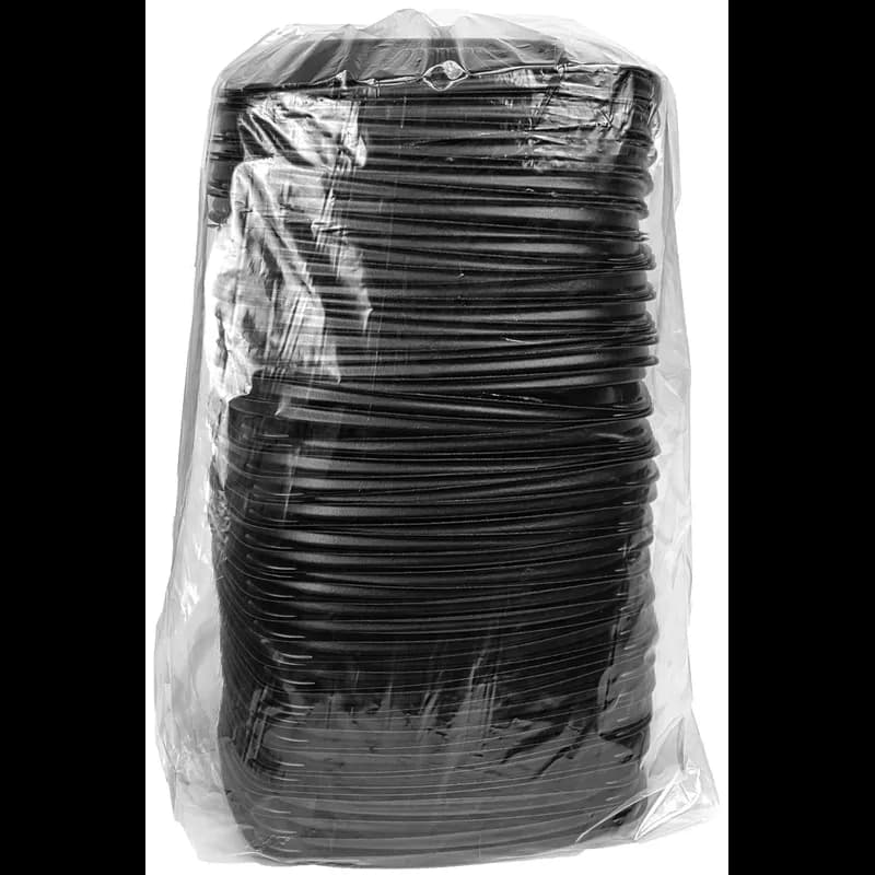 Forum® Plate 7X7 IN PS Black Square 432/Case