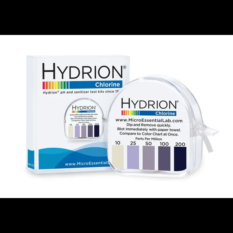 Hydrion® Chlorine Test Strips 1/Each