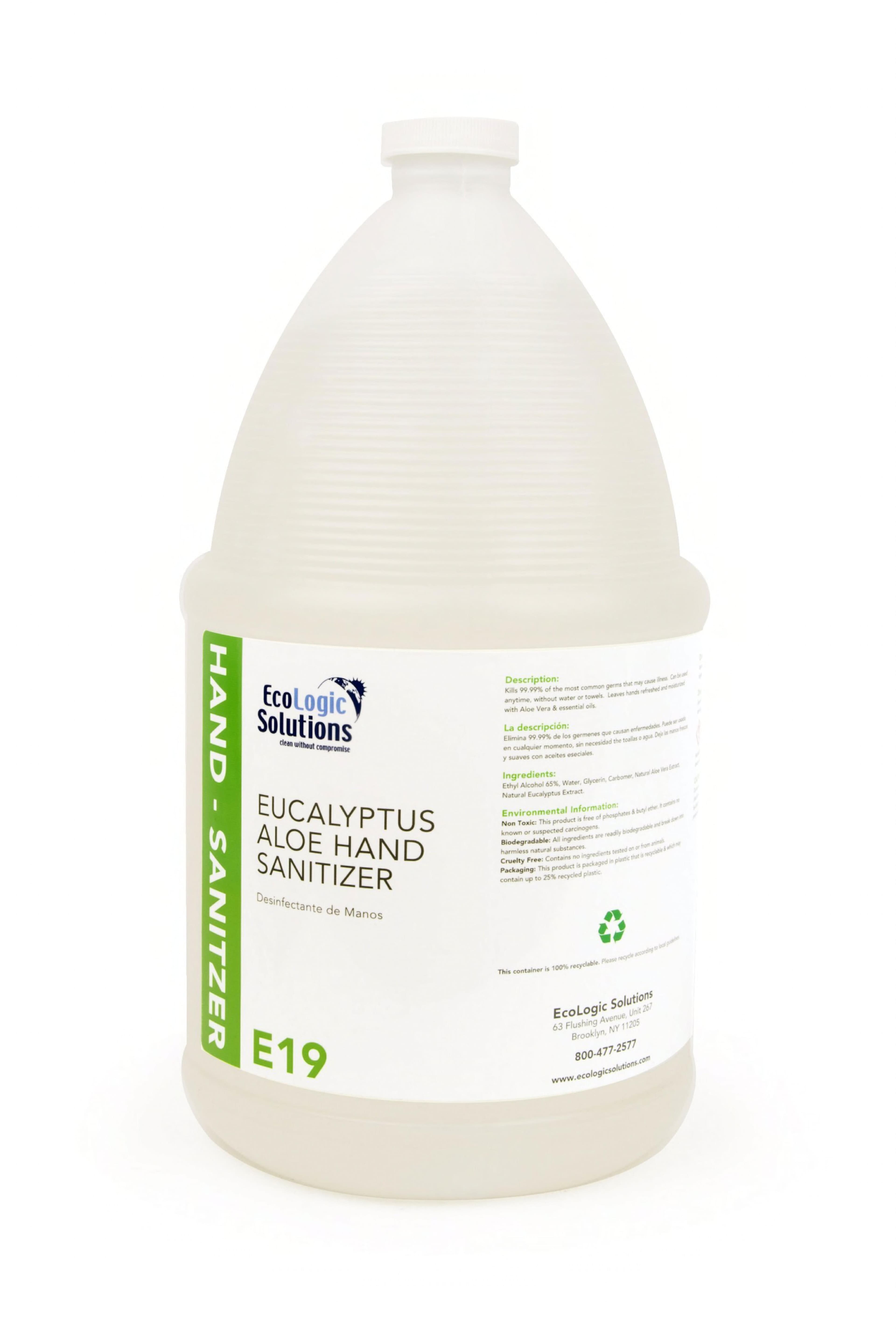 Hand Sanitizer 1 GAL Eucalyptus Ale 2/Case