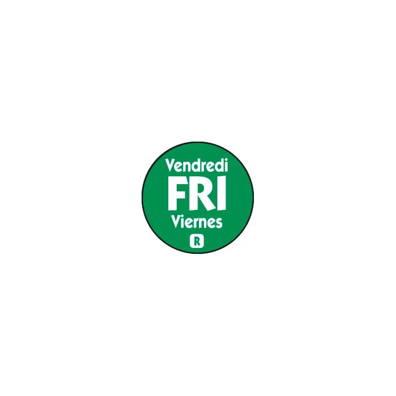 Friday Label 0.75 IN Round Permanent Dot 2000/Roll