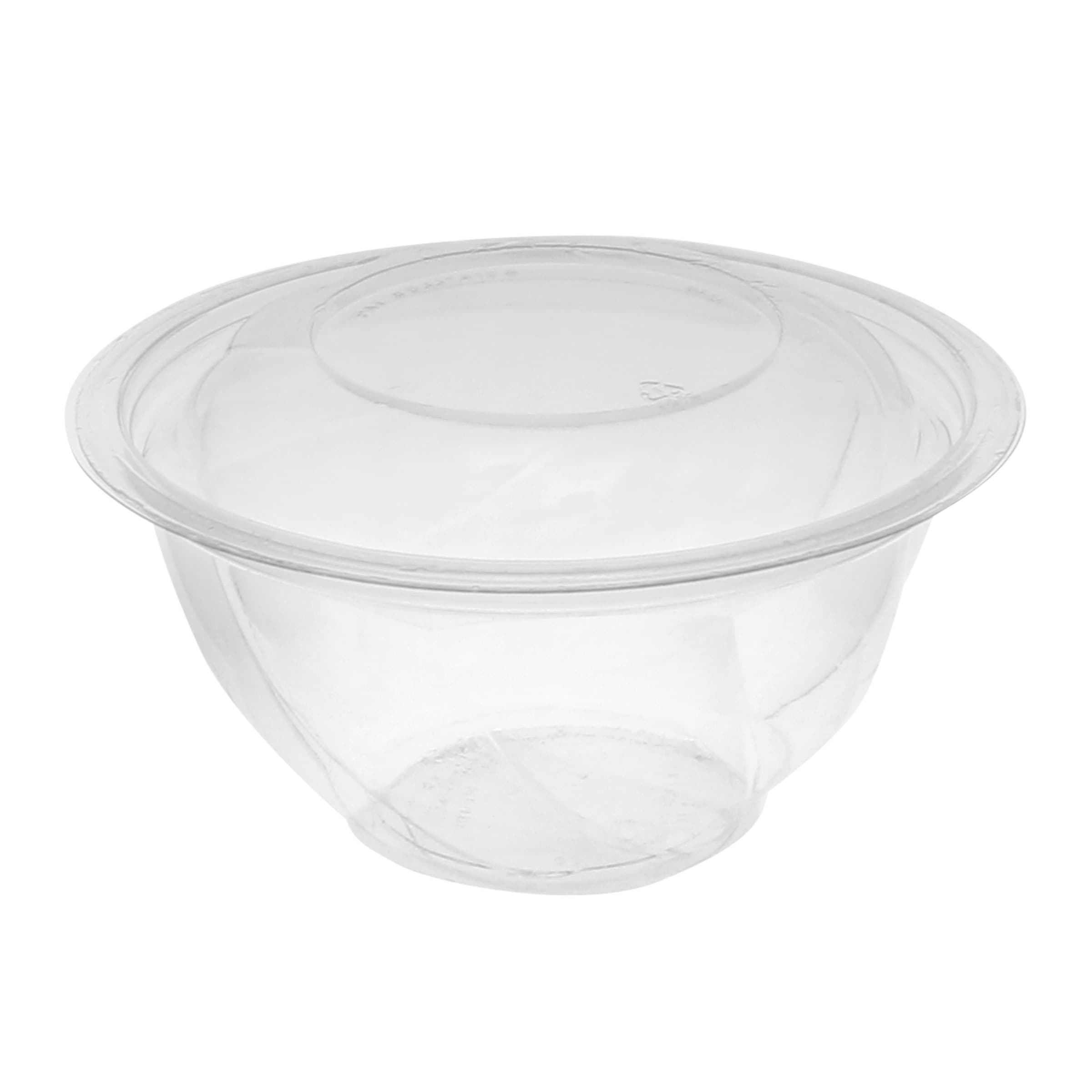Bowl & Lid Combo 32 OZ RPET Clear 300/Case