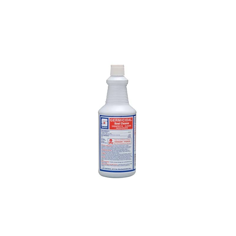 Germicidal Toilet Bowl Cleaner 1 QT Acidic RTU Hydrochloric Acid 12/Case