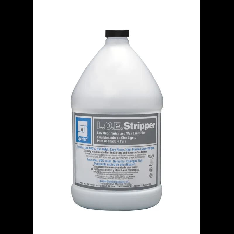 L.O.E. Stripper® Mild Scent Floor Stripper 1 GAL Alkaline Concentrate Non-Butyl 4/Case