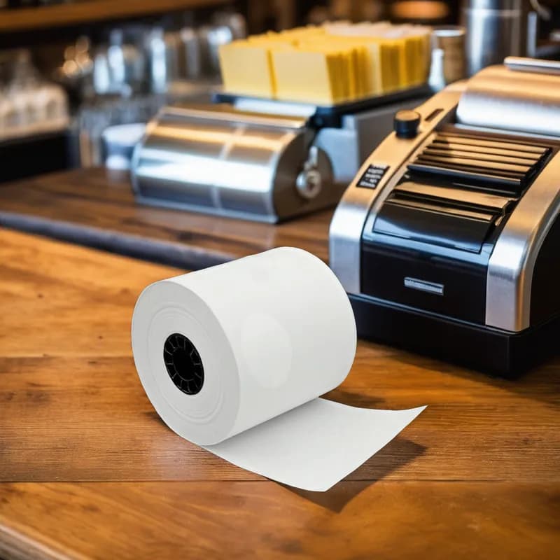 Cash Register Receipt Roll 3.125IN X200FT Thermal Paper 50/Case