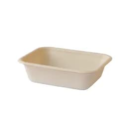 Take-Out Container Insert 12 OZ 6X5 IN Pulp Fiber Rectangle 500/Case