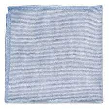 Cleaning Cloth 12X12 IN Microfiber Blue Square 250 GSM 12/Pack