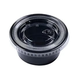 Victoria Bay Souffle & Portion Cup 3.25 OZ PP Black Round 2500/Case