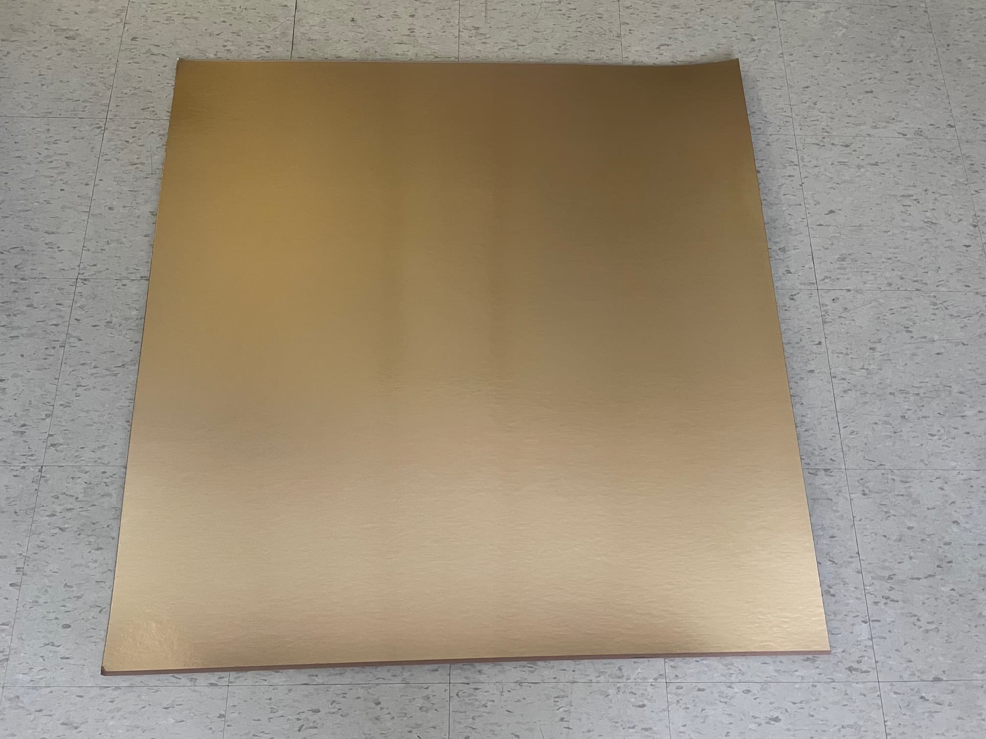 Sheets 42.5X40 IN Gold Laminated 1/Each