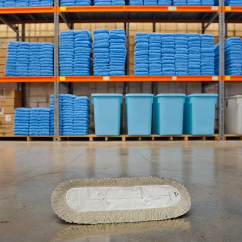 Dust Mop Refill 24X5 IN Natural Cotton 12/Case