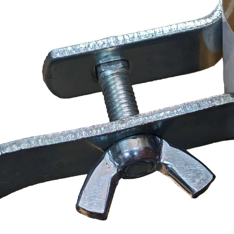 Handle Brace Silver Metal Clamp Style With Cross Bars 1/Each