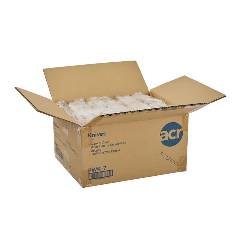 PrimeWare® Knife PSM Natural Heavyweight 50 Count/Pack 20 Packs/Case 1000 Count/Case