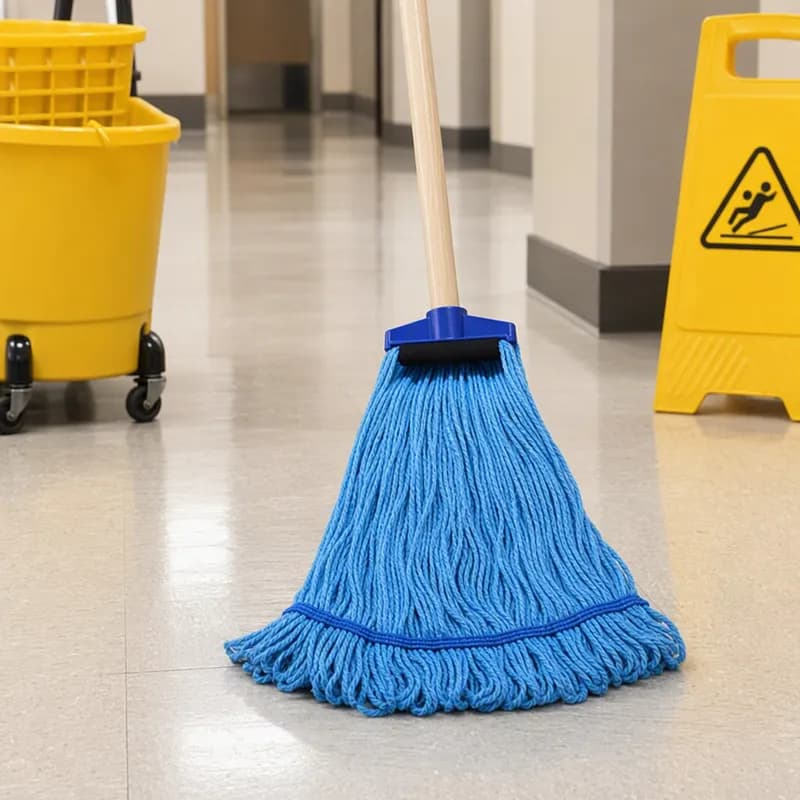 Mop Head Blue Loop End 12/Case