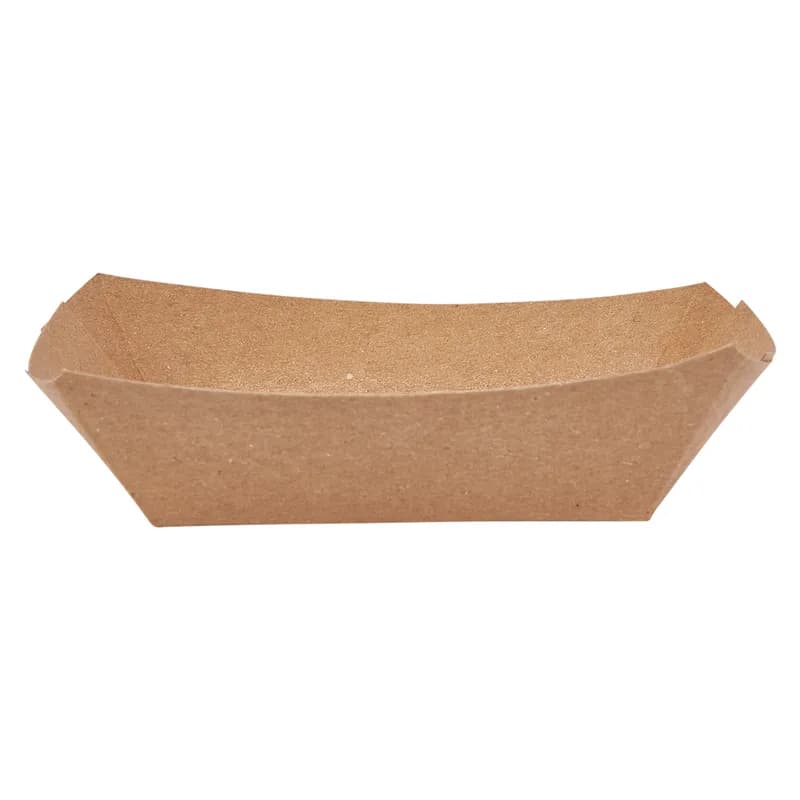 Victoria Bay Food Tray 0.25 LB Paper Kraft 250 Count/Pack 4 Packs/Case 1000 Count/Case