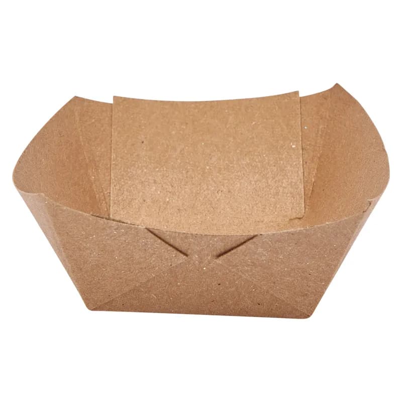 Victoria Bay Food Tray 0.25 LB Paper Kraft 250 Count/Pack 4 Packs/Case 1000 Count/Case