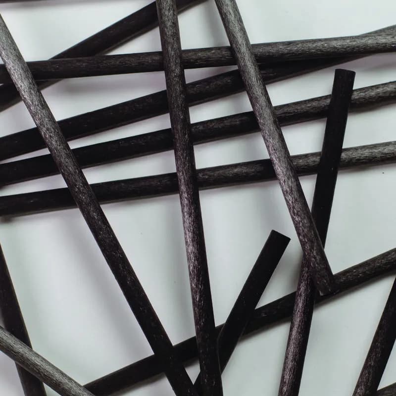 Straw 8.2 IN Agave Black Wrapped 2000/Case