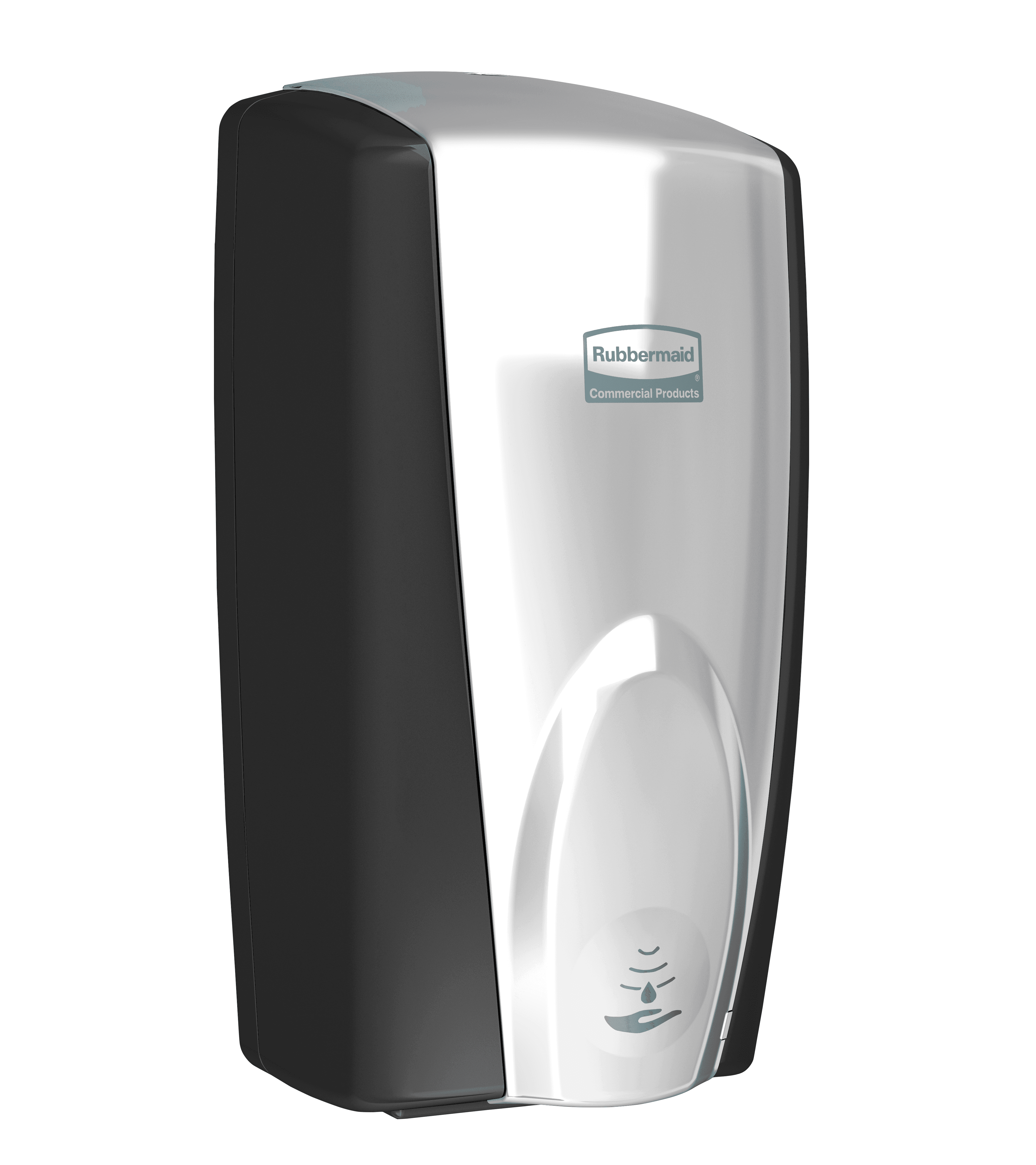 Soap Dispenser 5.25X5.18X10.86 IN Black Chrome Plastic Wall Mount 1/Each