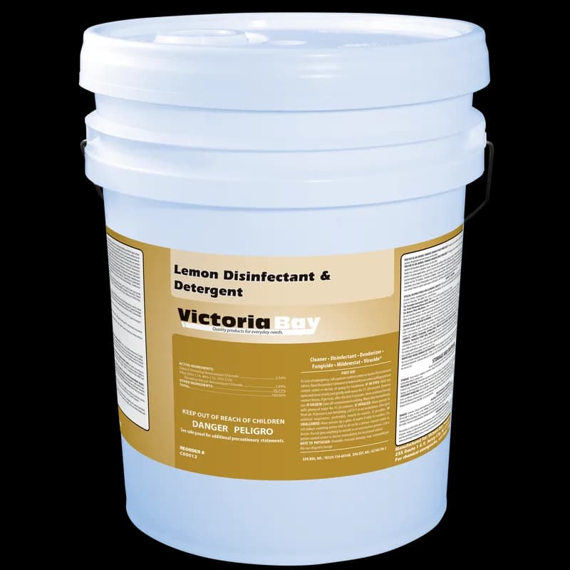Victoria Bay Lemon Detergent & Disinfectant 5 GAL 1/Pail
