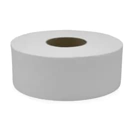 Victoria Bay Toilet Paper & Tissue Roll 3.3IN X1000FT 2PLY White Embossed Jumbo Jr (JRT) 12 Rolls/Case 65 Cases/Pallet