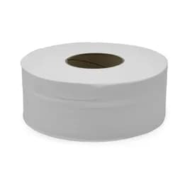 Victoria Bay Toilet Paper & Tissue Roll 2PLY White Embossed Jumbo Jr (JRT) 12 Rolls/Case 65 Cases/Pallet