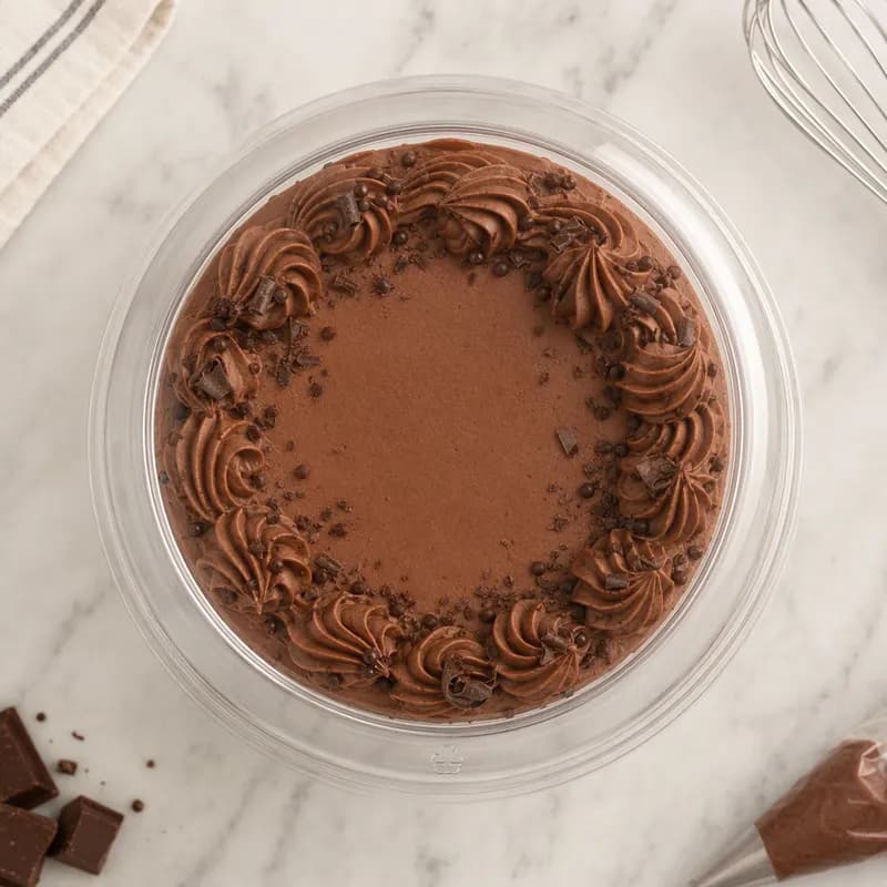 Lid Dome 9X5 IN Round For Cake Base Smooth 120/Case